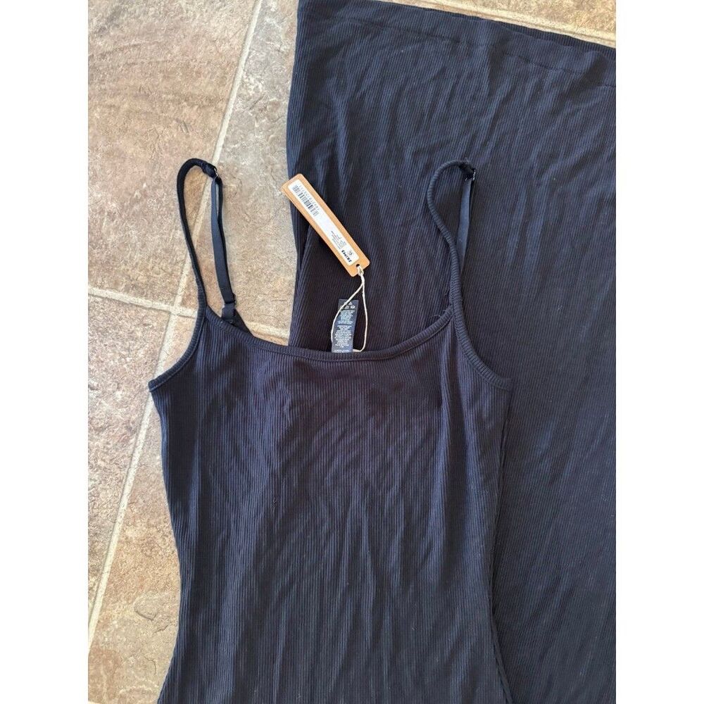 Skims Soft Lounge Long Slip Dress Onyx Size Small - Picture 6 of 12